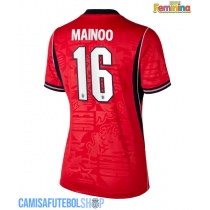 Camisa de time de futebol Inglaterra Kobbie Mainoo #16 Replicas 2º Equipamento Feminina Mundo 2026 Manga Curta